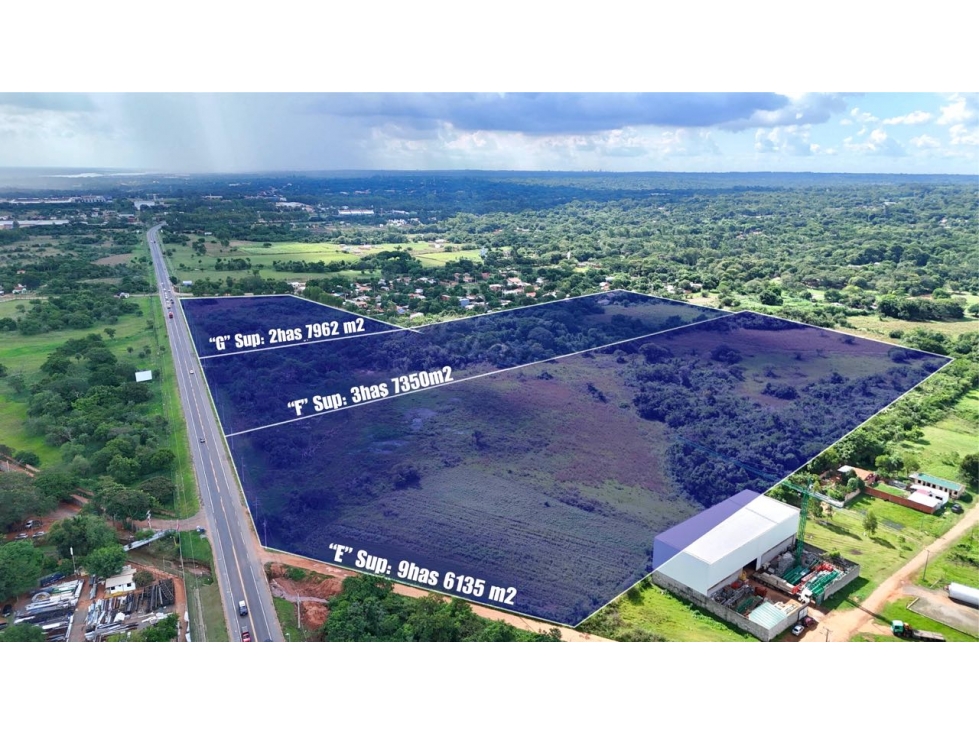 VENDO TERRENO DE 16 HECTAREAS EN YPANE SOBRE ACCESO SUR - 2