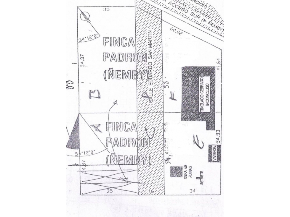 VENDO TERRENO DE 3.770 M2 A METROS DE ACCESO SUR - 1
