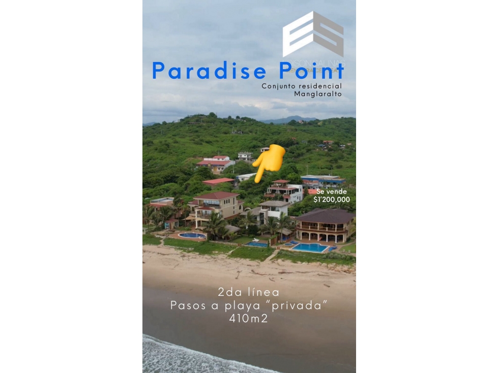 Vendo terreno en la urbanización Paradise Point de Manglaralto (Ocean view Lot in Manglaralto) - 6