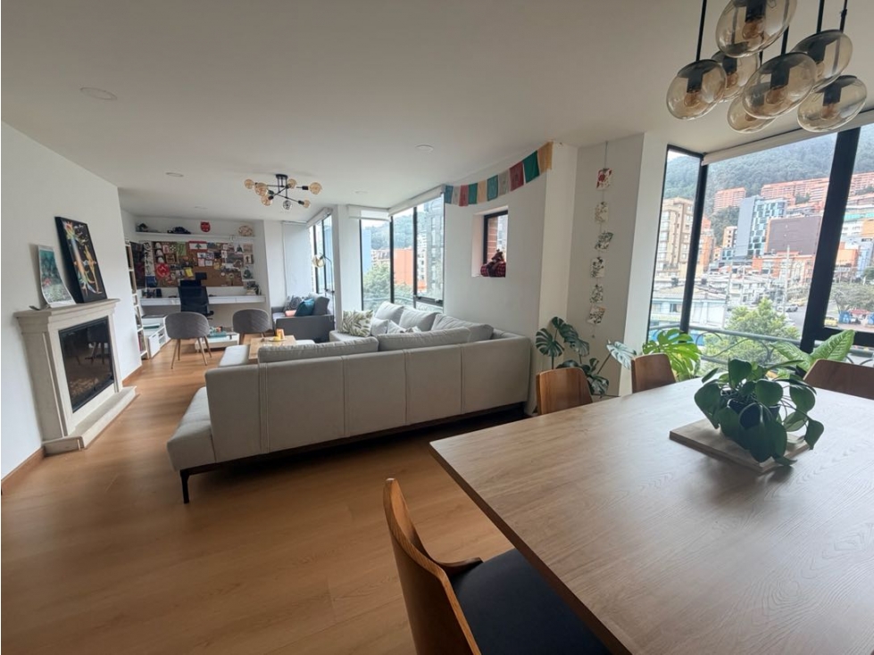 VENDO/ARRIENDO APARTAMENTO AMOBLADO EXTERIOR EN SANTA BÁRBARA CENTRAL — foto 3