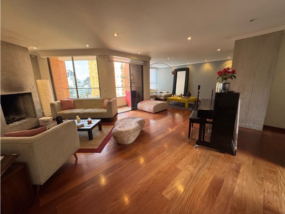 Vendo-arriendo opción amoblado apto con terraza y club.H Santa Barbar — foto 5