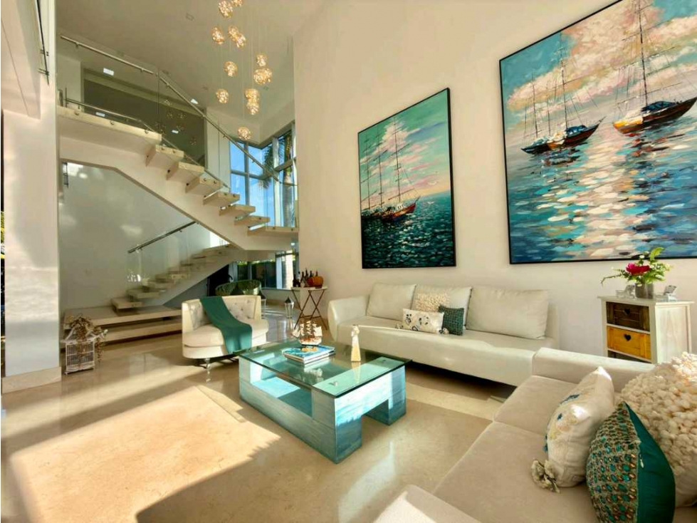 VENDO CASA FRENTE AL MAR CONDOMINIO PALMA REAL ZONA NORTE CARTAGENA — foto 2
