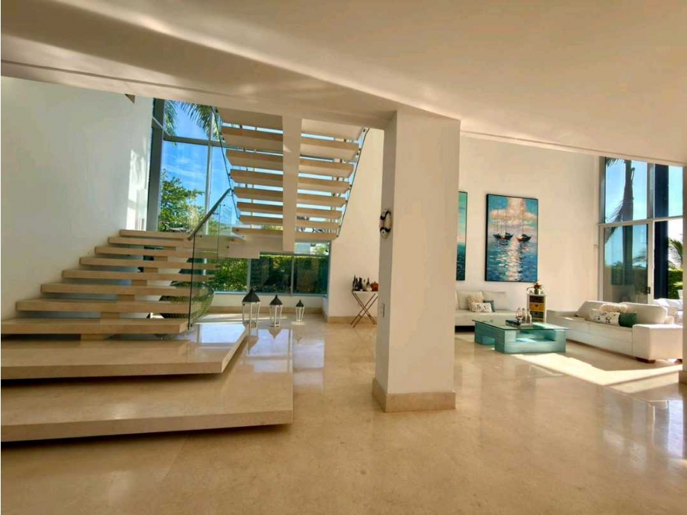 VENDO CASA FRENTE AL MAR CONDOMINIO PALMA REAL ZONA NORTE CARTAGENA — foto 3