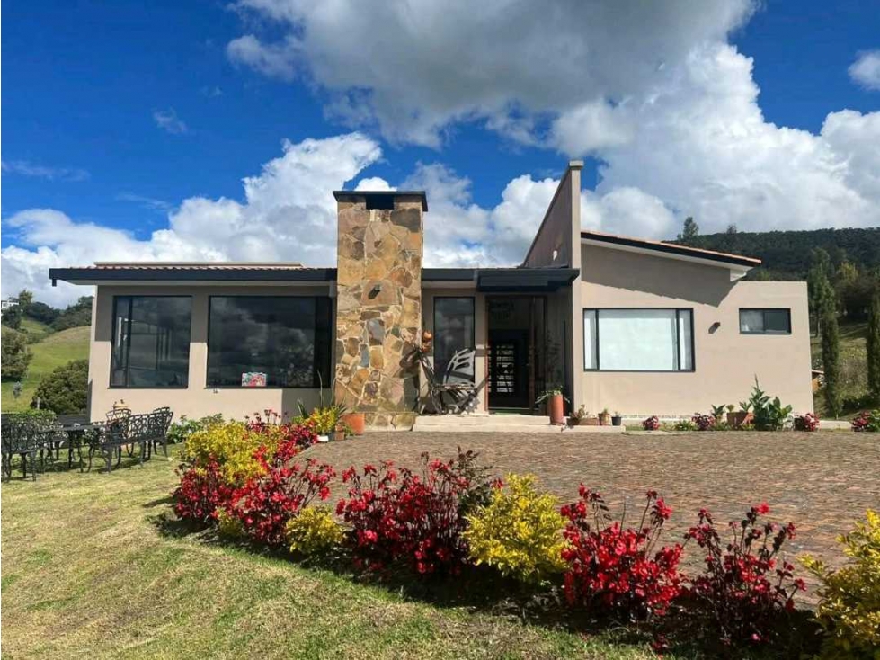 VENDO/RENTO HERMOSA CASA CAMPESTRE 6HECTAREAS EN GUASCA - 1