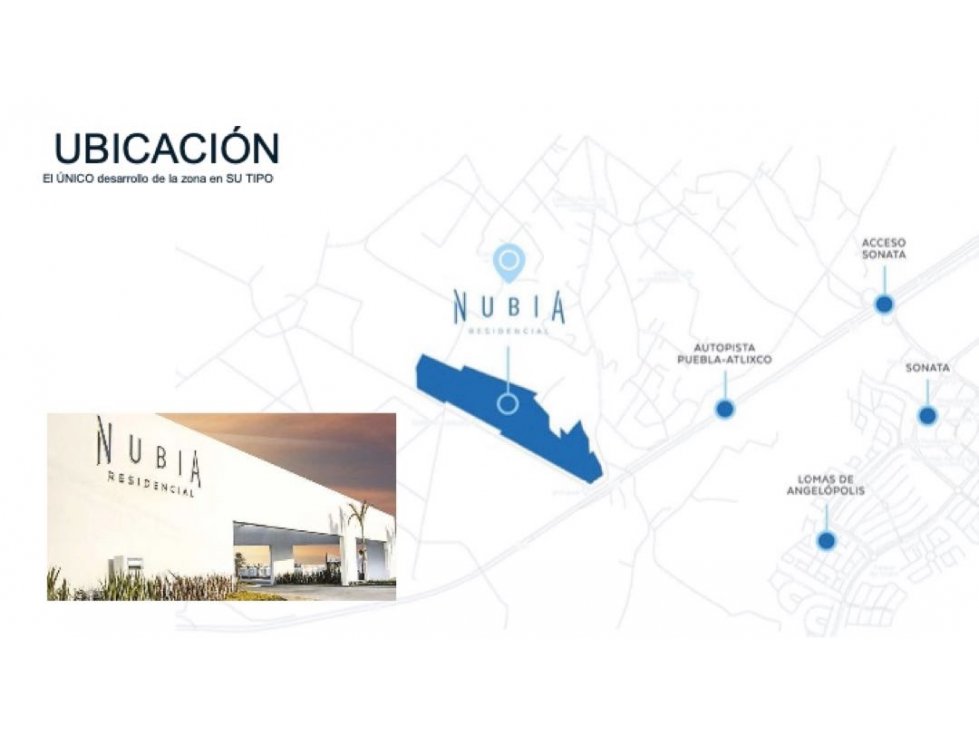 Venta de lote en esquina. NUBIA Residencial. La mejor zona de Puebla - 4