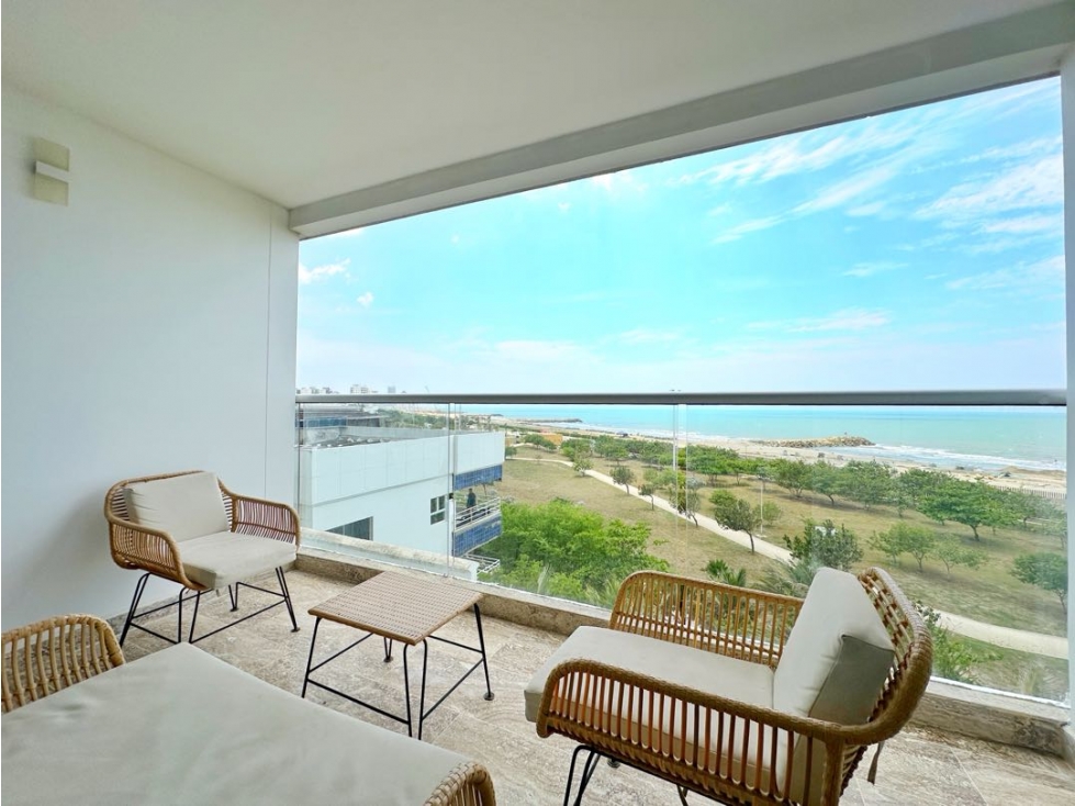 Venta aparta suite con vista al mar en Cartagena Beach Crespo - 2