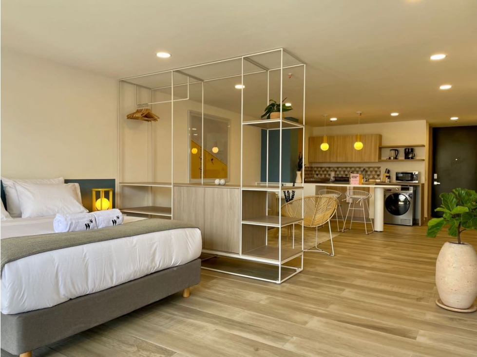 VENTA APARTAESTUDIO AMOBLADDO con permiso de rentas cortas/ LAURELES — foto 5