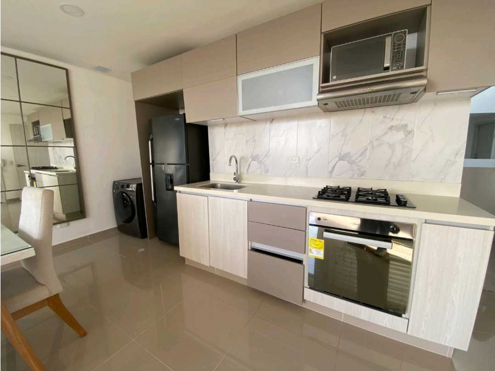 VENTA APARTAESTUDIO AMOBLADO EN CIUDAD JARDIN - BARRANQUILLA