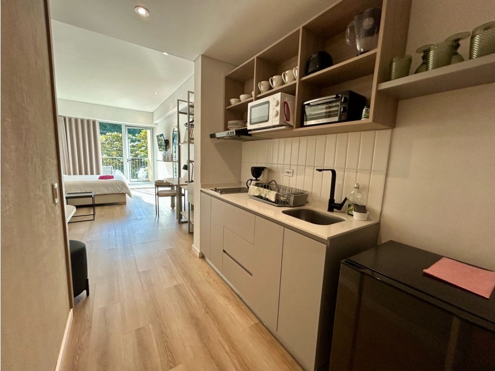 VENTA APARTAESTUDIO CON LICENCIA TURÍSTICA EN LAURELES POR LA UPB — foto 2