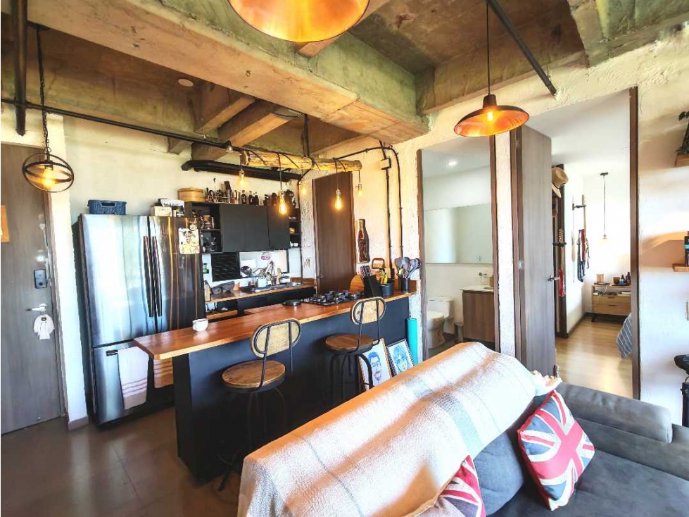 Venta apartaestudio Envigado loma Brujas,2 baños,2 parqueaderos,útil! — foto 6