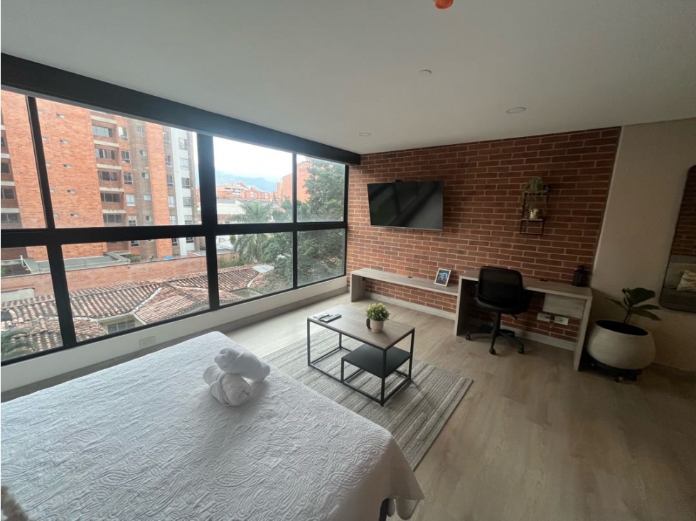 Venta apartaestudio Laureles para rentas cortas amoblado.
