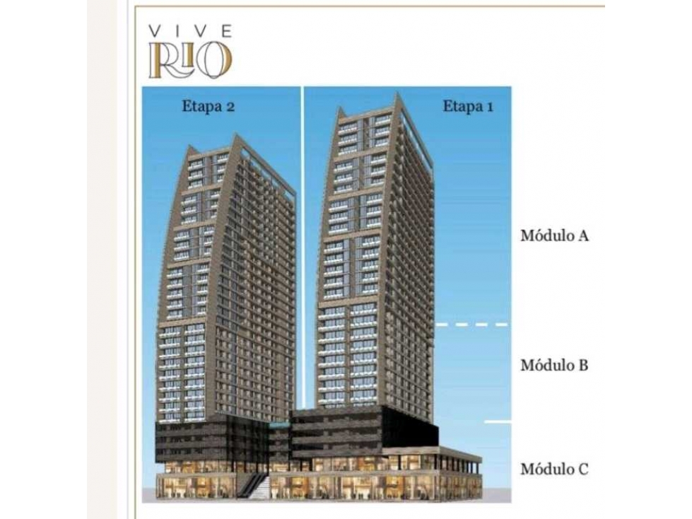 Venta apartaestudio tipo Loft VIVE RIO Cesion de Derechos — foto 2