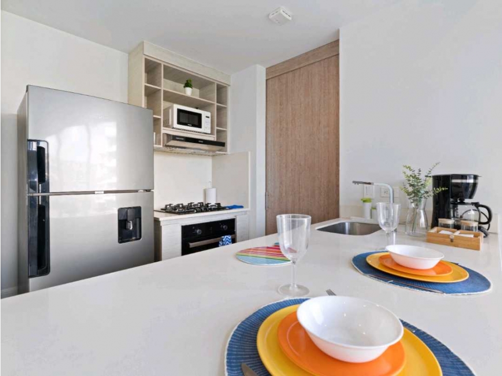 VENTA APARTAESTUDIO AMOBLADO MORROS ECO SERENA DEL MAR CARTAGENA — foto 4