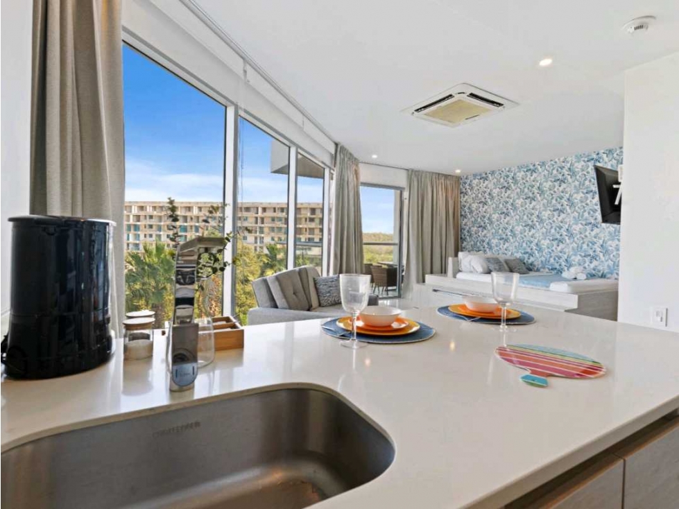 VENTA APARTAESTUDIO AMOBLADO MORROS ECO SERENA DEL MAR CARTAGENA — foto 5