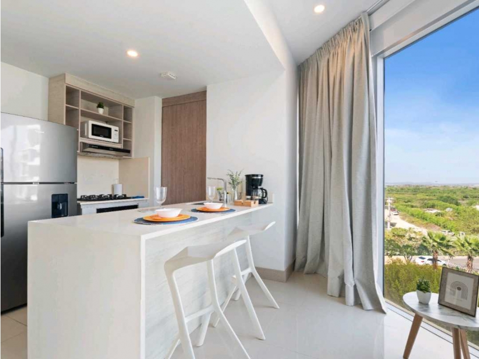 VENTA APARTAESTUDIO AMOBLADO MORROS ECO SERENA DEL MAR CARTAGENA — foto 6