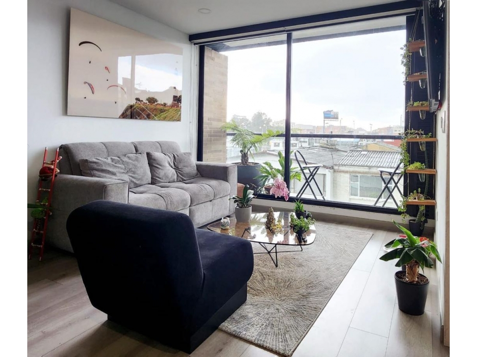 VENTA APARTAMENTO 51m2 RENTANDO +BALCON SANTA ANA OCCIDENTAL