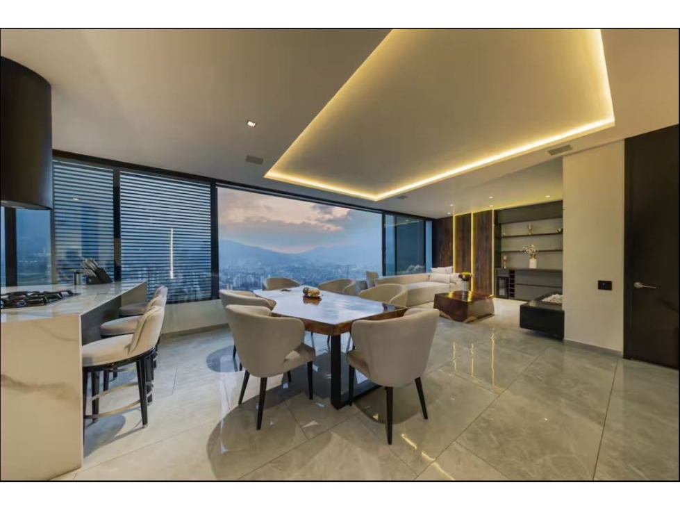 Venta penthouse, balcón y terraza con jacuzzi. El Poblado, San Lucas. — foto 4