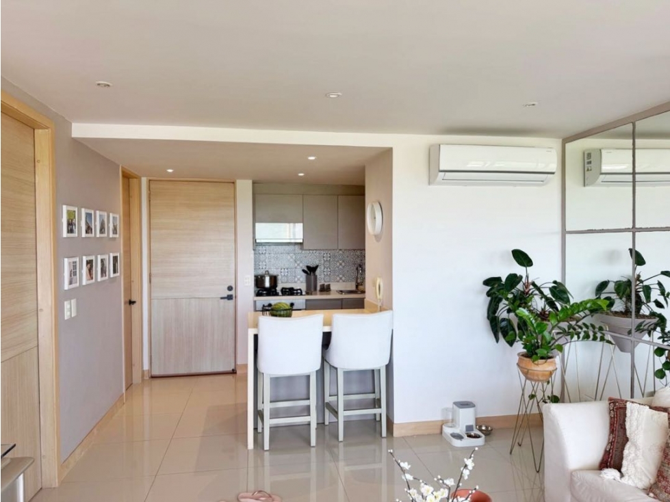 Venta apartamento 1 ALC y vista al Mar Condominio Beach Club Cartagena — foto 2