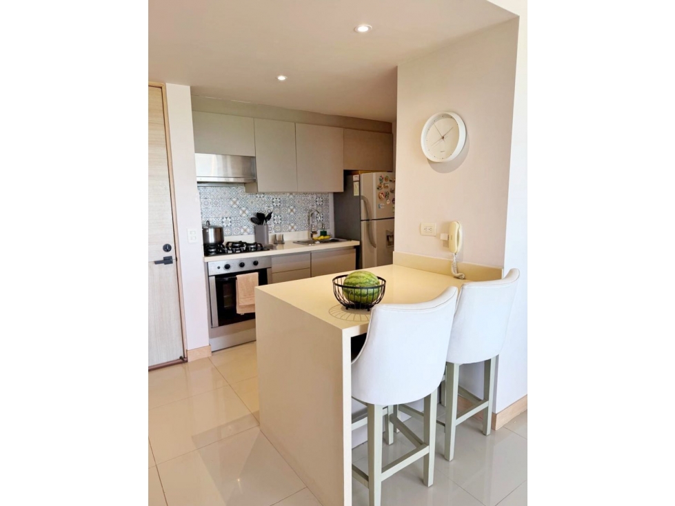 Venta apartamento 1 ALC y vista al Mar Condominio Beach Club Cartagena — foto 3