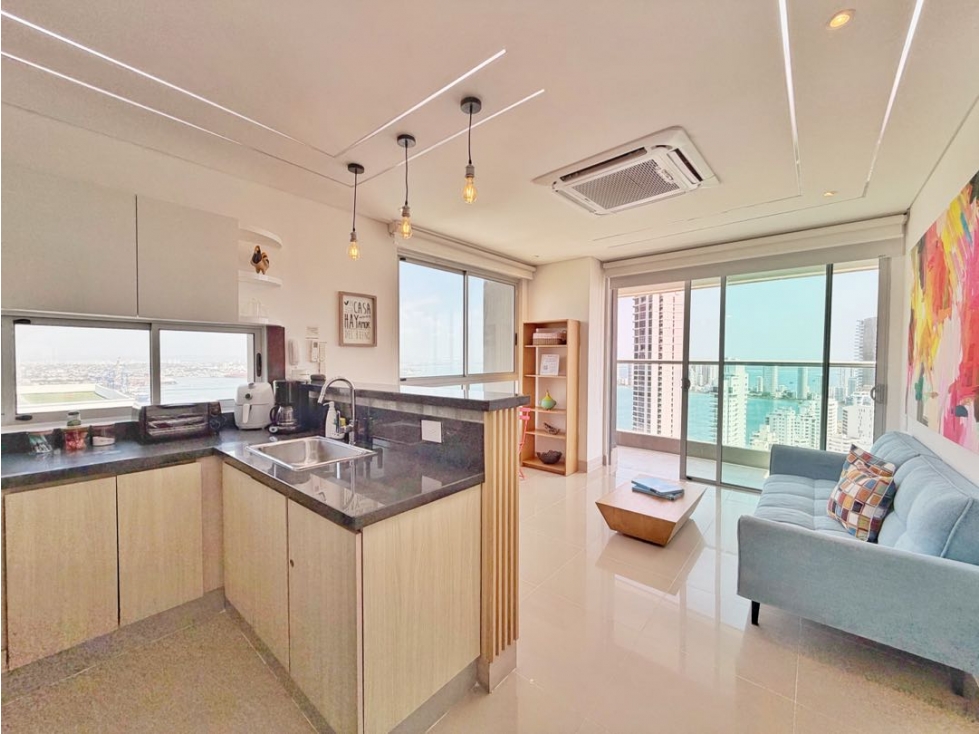 Venta apartamento 1 habitacion Murano Elite en Bocagrande Cartagena