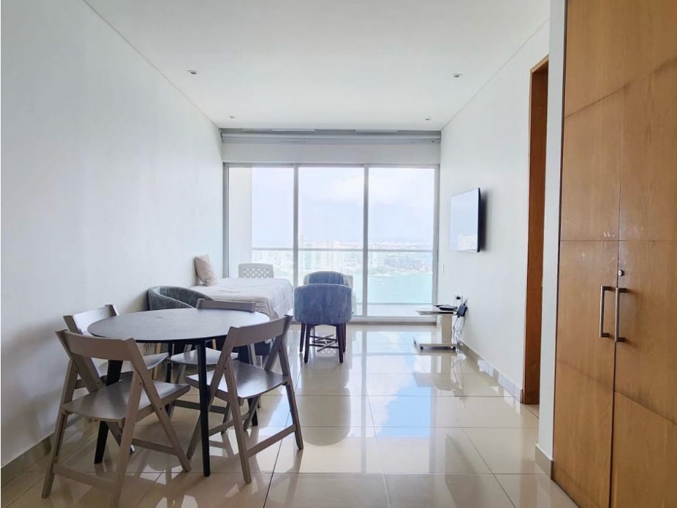 VENTA APARTAMENTO 1 HABITACION CONDOMINIO H2 PLAZA BOCAGRANDE