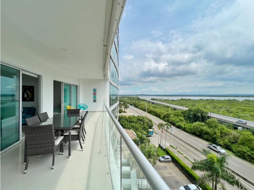 VENTA apartamento 2 alcobas AMOBLADO en MORROS ULTRA La boquilla — foto 2