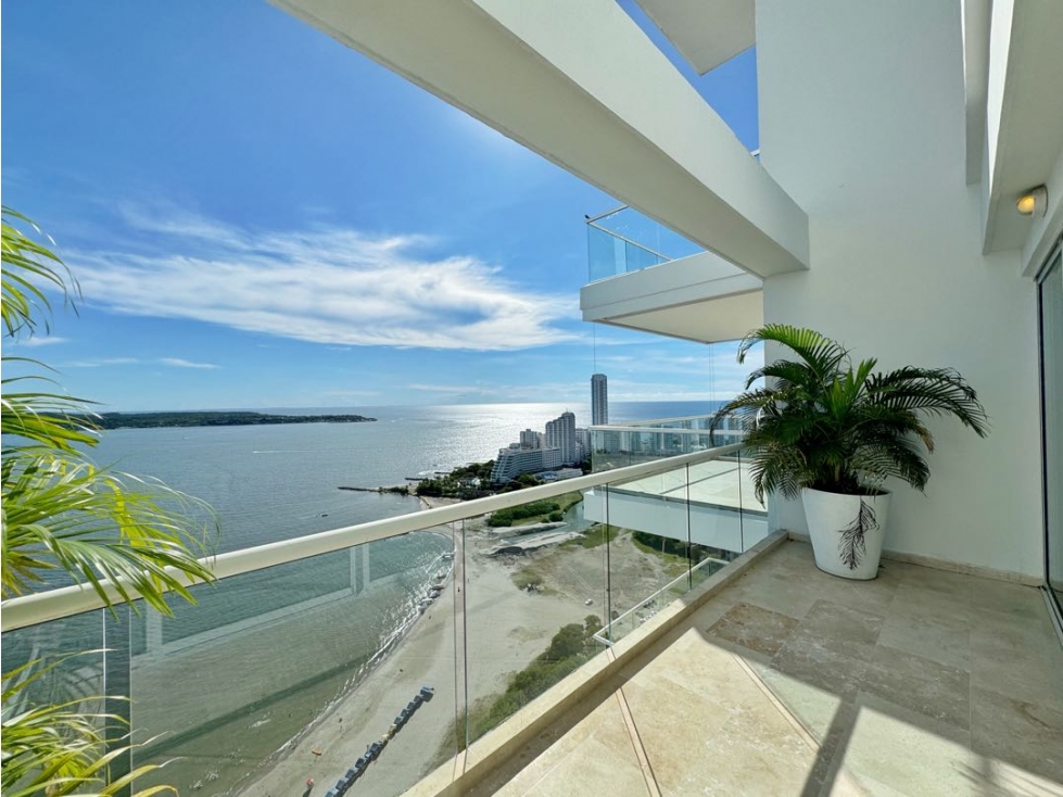 Venta apartamento 2 alcobas DUPLEX en PUERTA DEL MAR Castillogrande