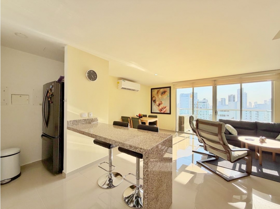 Venta apartamento 2 alcobas DUPLEX Edificio Crux en Manga Cartagena - 1