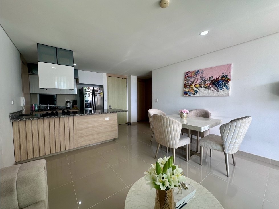 VENTA APARTAMENTO AMOBLADO 2 ALCOBAS EN LAGUNA DEL CABRERO