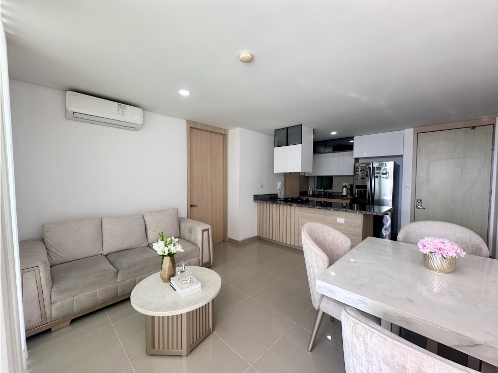 VENTA APARTAMENTO AMOBLADO 2 ALCOBAS EN LAGUNA DEL CABRERO — foto 2