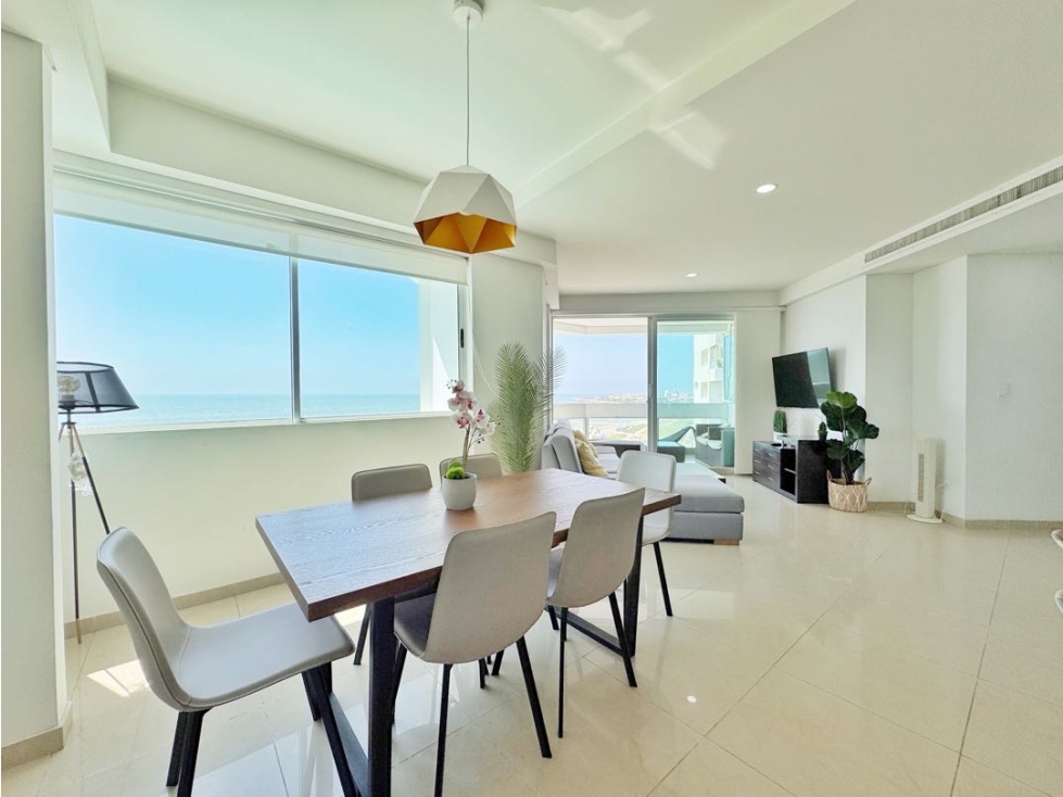 Venta apartamento 2 alcobas en Edificio Horizonte Bocagrande Cartagena