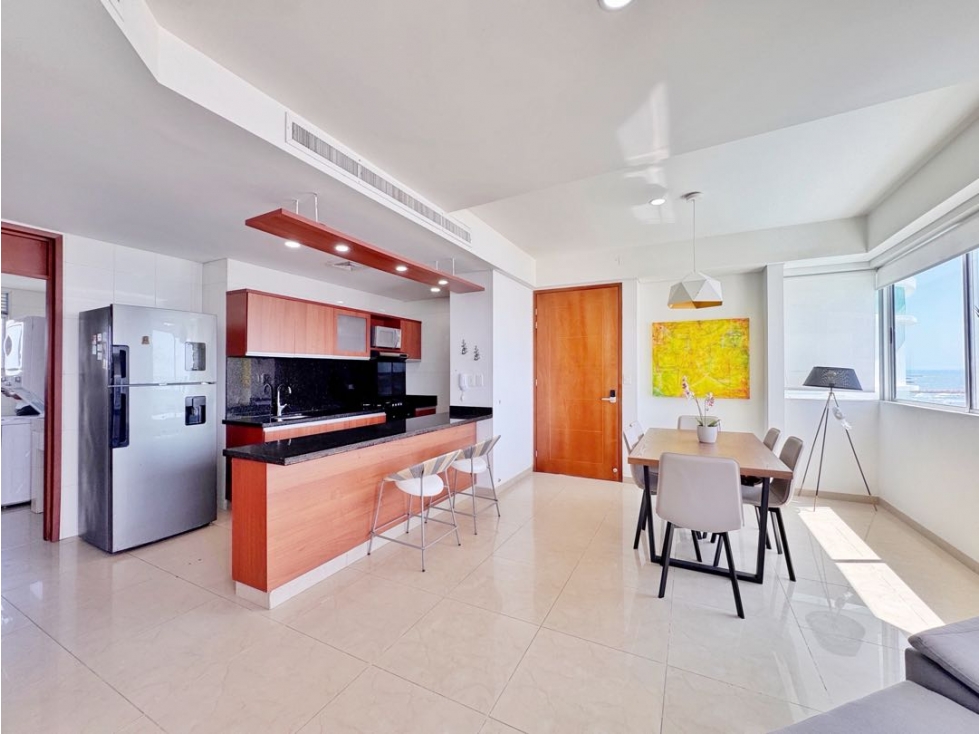 Venta apartamento 2 alcobas en Edificio Horizonte Bocagrande Cartagena — foto 4