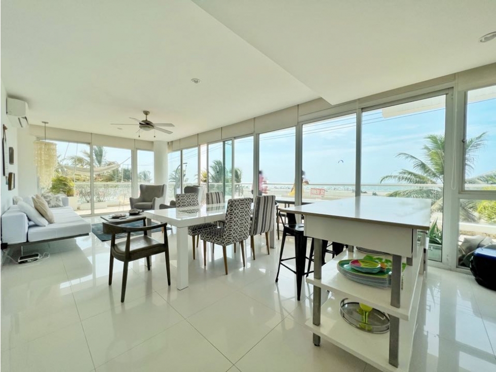 Venta apartamento 2 alcobas frente mar en Morros 3 Boquilla Cartagena