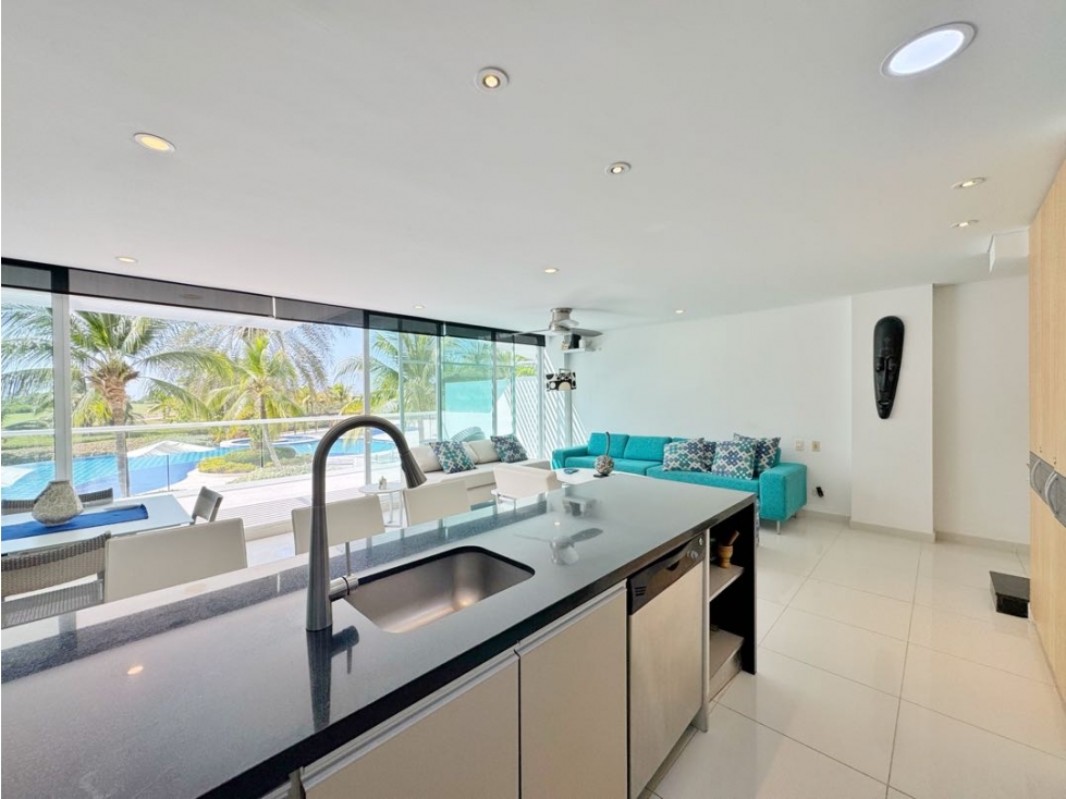 Venta apartamento 2 alcobas + terraza en Karibana Beach Golf Cartagena — foto 6