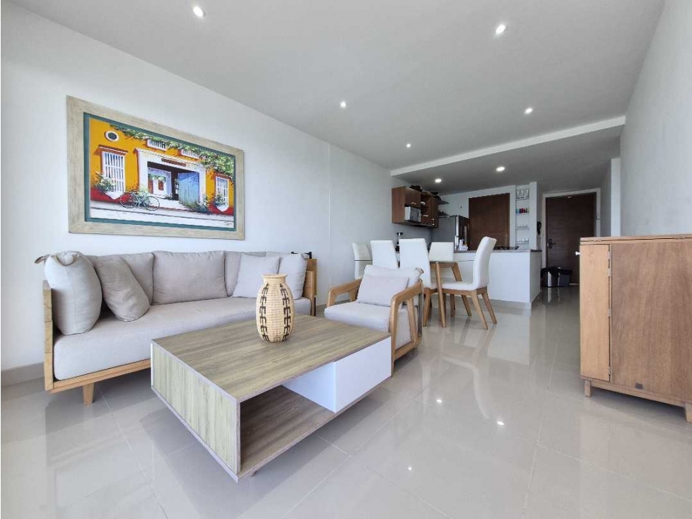 VENTA APARTAMENTO 2 ALCOBAS VISTA AL MAR MARBELLA CARTAGENA — foto 2