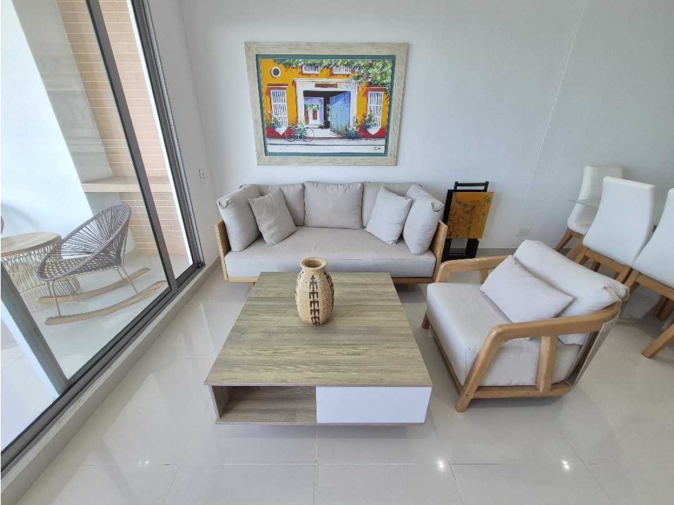VENTA APARTAMENTO 2 ALCOBAS VISTA AL MAR MARBELLA CARTAGENA — foto 3