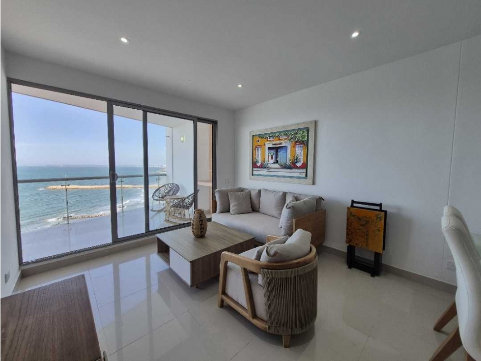 VENTA APARTAMENTO 2 ALCOBAS VISTA AL MAR MARBELLA CARTAGENA — foto 4