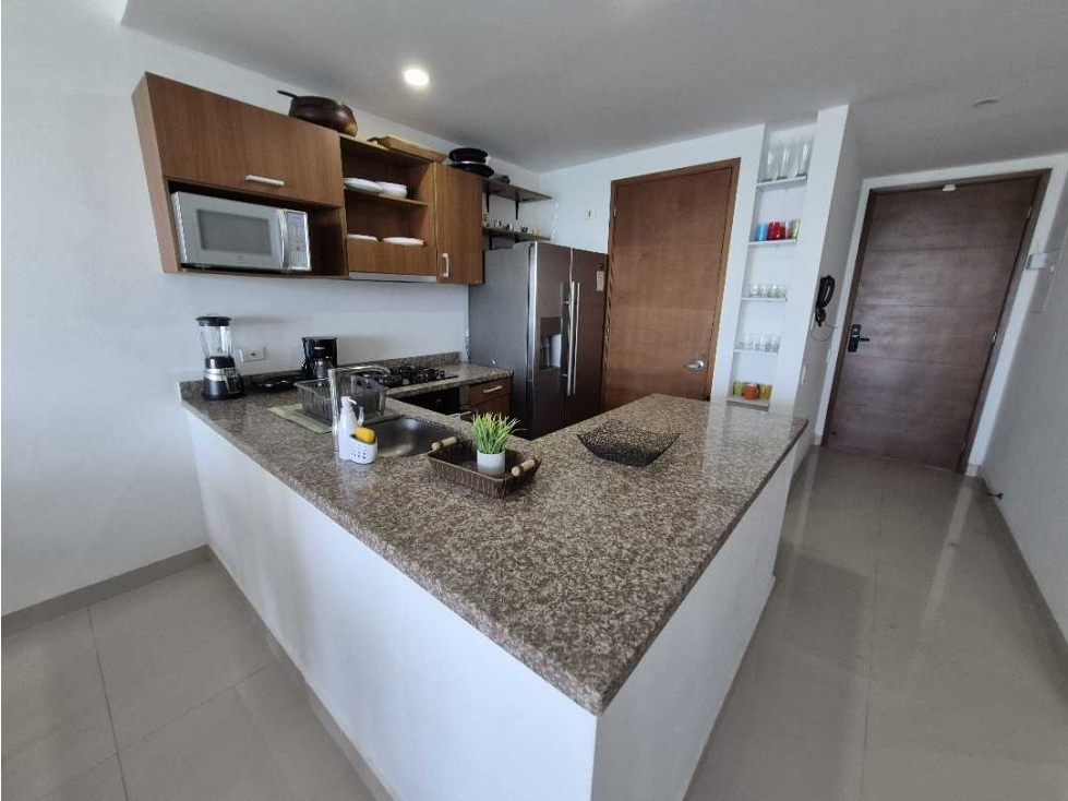 VENTA APARTAMENTO 2 ALCOBAS VISTA AL MAR MARBELLA CARTAGENA — foto 6