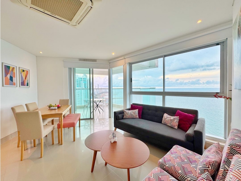 Venta apartamento 2 habitaciones Murano Élite en bocagrande Cartagena