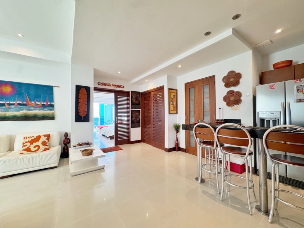 Venta apartamento 2 habitaciones AMOBLADO en La Boquilla Cartagena — foto 3