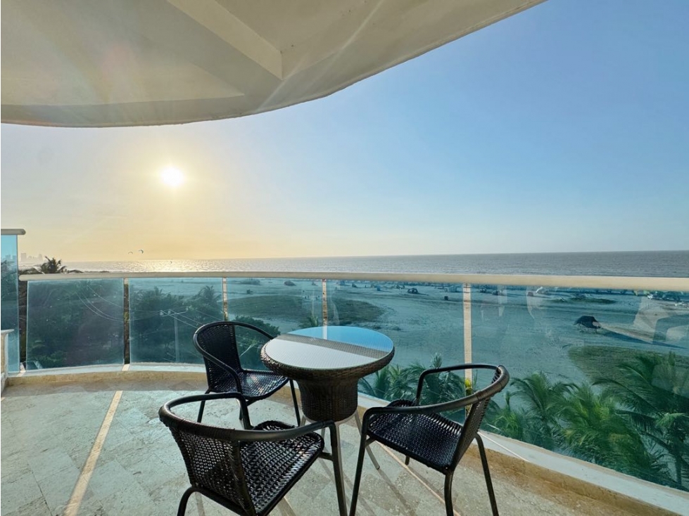 Venta apartamento 2 habitaciones AMOBLADO en La Boquilla Cartagena