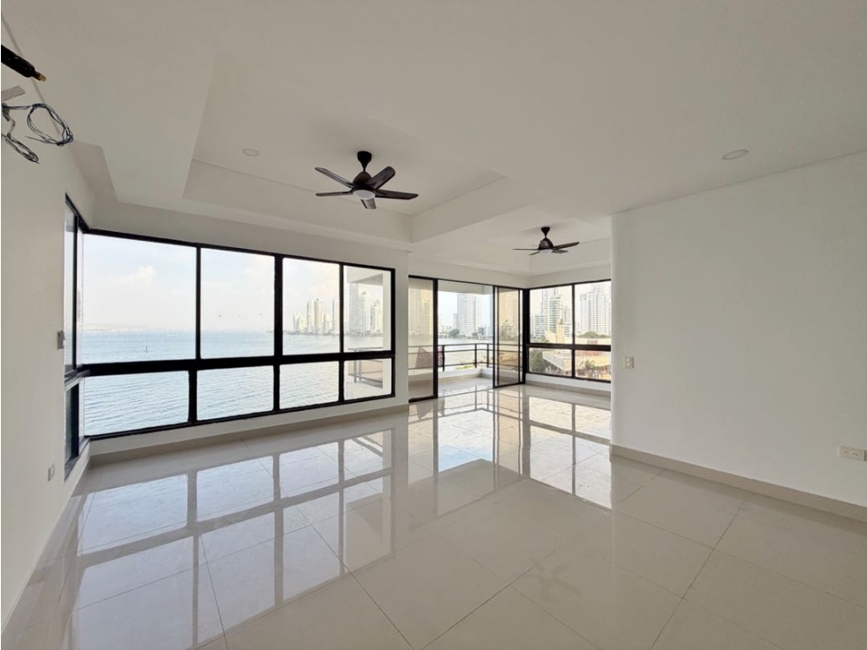 Venta apartamento 3 alcobas + estudio Edificio Valparaíso Bocagrande