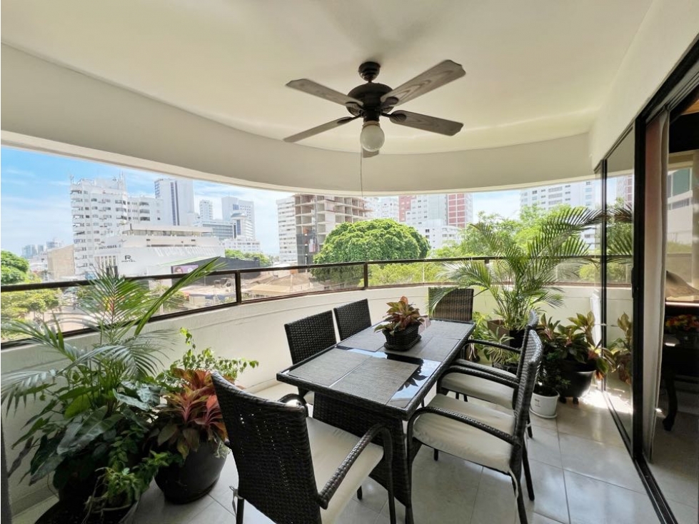 Venta apartamento 3 alcobas en Edificio Aldonza Bocagrande Cartagena