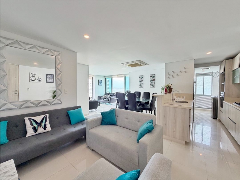 Venta apartamento 3 alcobas en Edificio Ferrara en Cielo Mar Cartagena