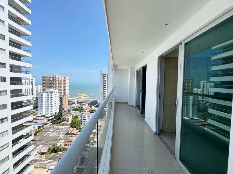 ARRIENDO APARTAMENTO 3 ALCOBAS + SERVICIO EN MARBELLA EN CARTAGENA