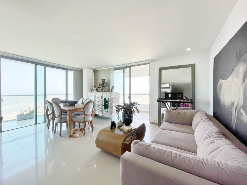 Venta apartamento 3 alcobas VISTA AL MAR Crespo Cartagena de indias