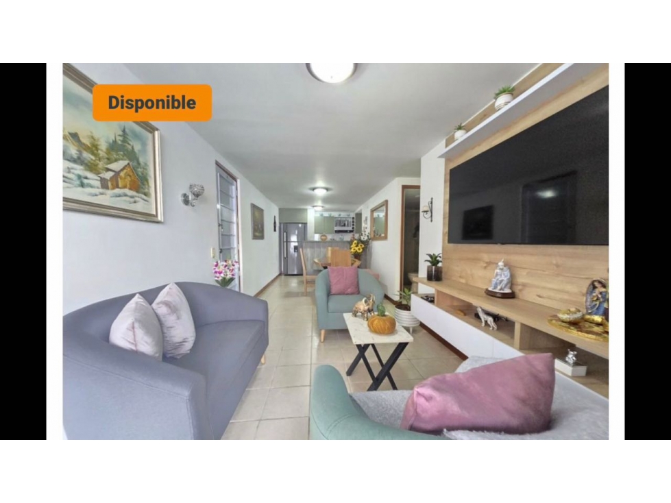 Venta apartamento 82.4m2 con parqueadero en parte plana Sabaneta