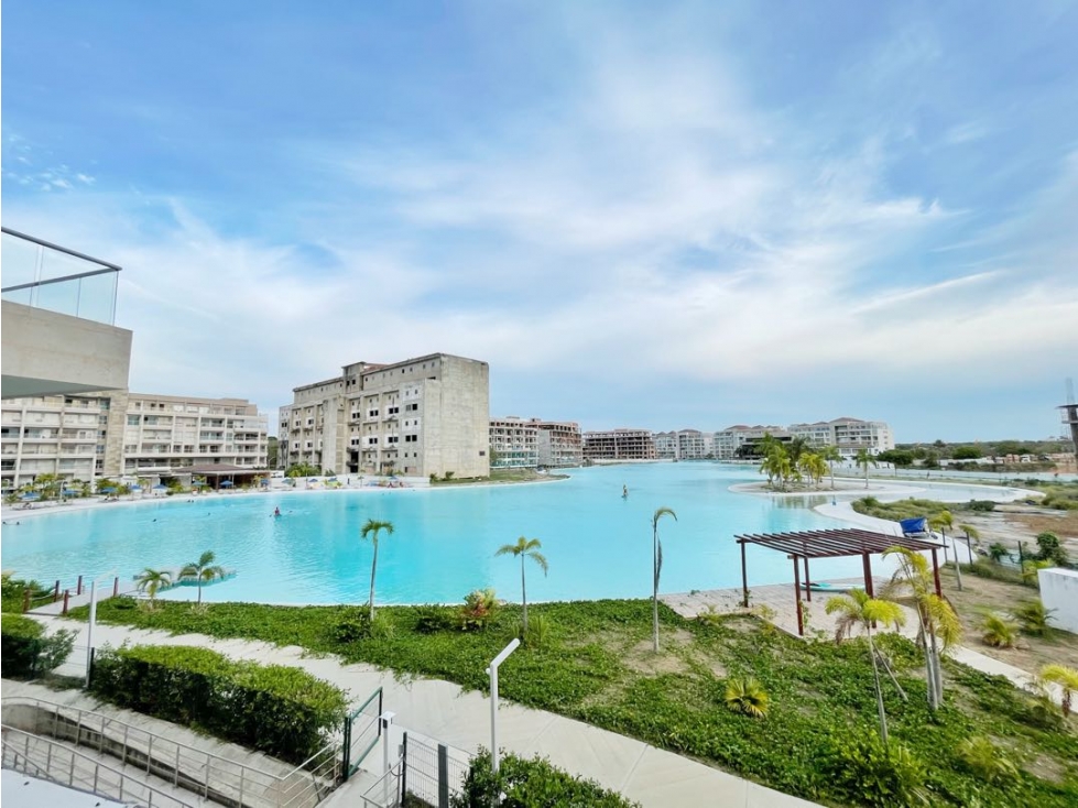 VENTA apartamento amoblado 1 ALC con vista a la Laguna en Baia Kristal