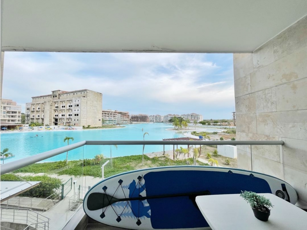 VENTA apartamento amoblado 1 ALC con vista a la Laguna en Baia Kristal — foto 2