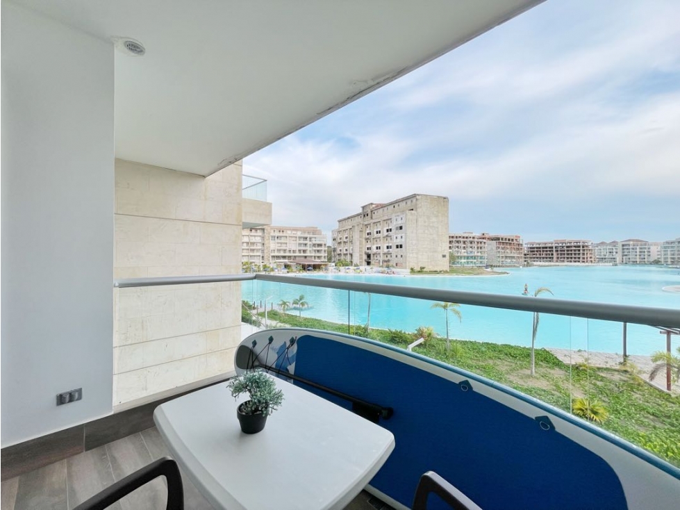 VENTA apartamento amoblado 1 ALC con vista a la Laguna en Baia Kristal — foto 3
